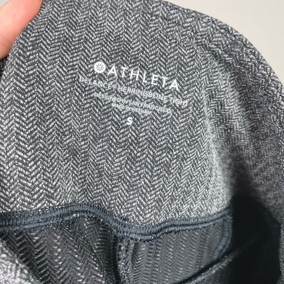 Athleta Women's Small Delancey Herringbone Tight High Rise Zip Pocket Leggings - Picture 9 of 16